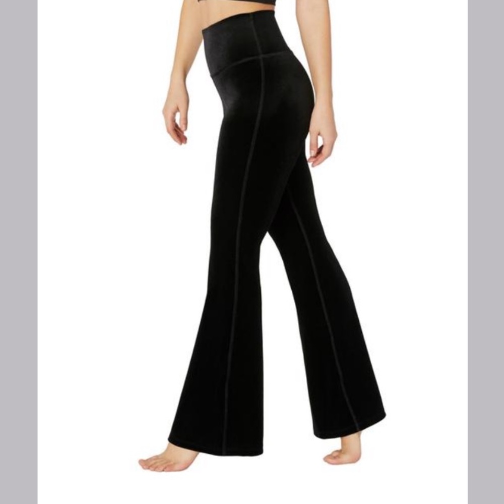 Beyond Yoga Velvet Bell Bottom Pants